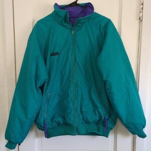 Columbia Turquoise and Violet Outdoor Jacket